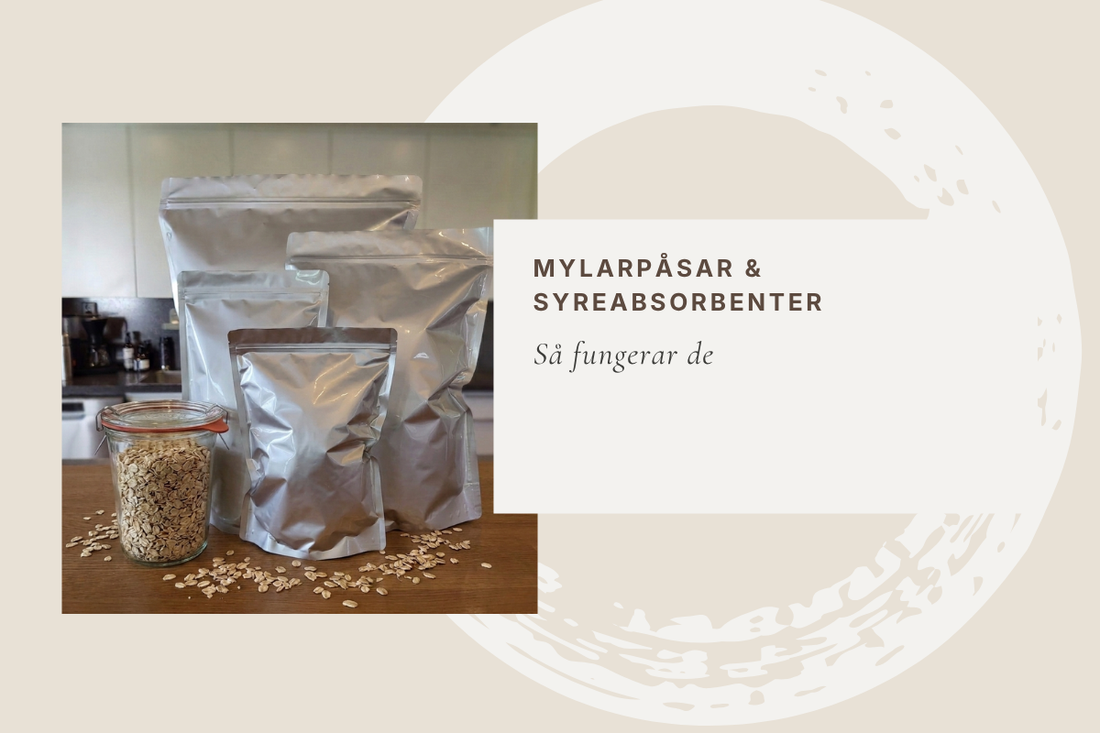 Mylarpåsar och syreabsorbenter