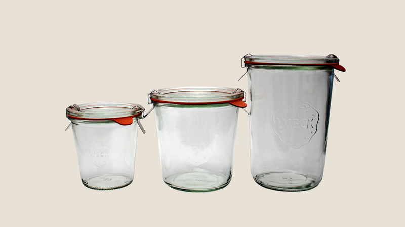Glasburkar och konserveringsglas