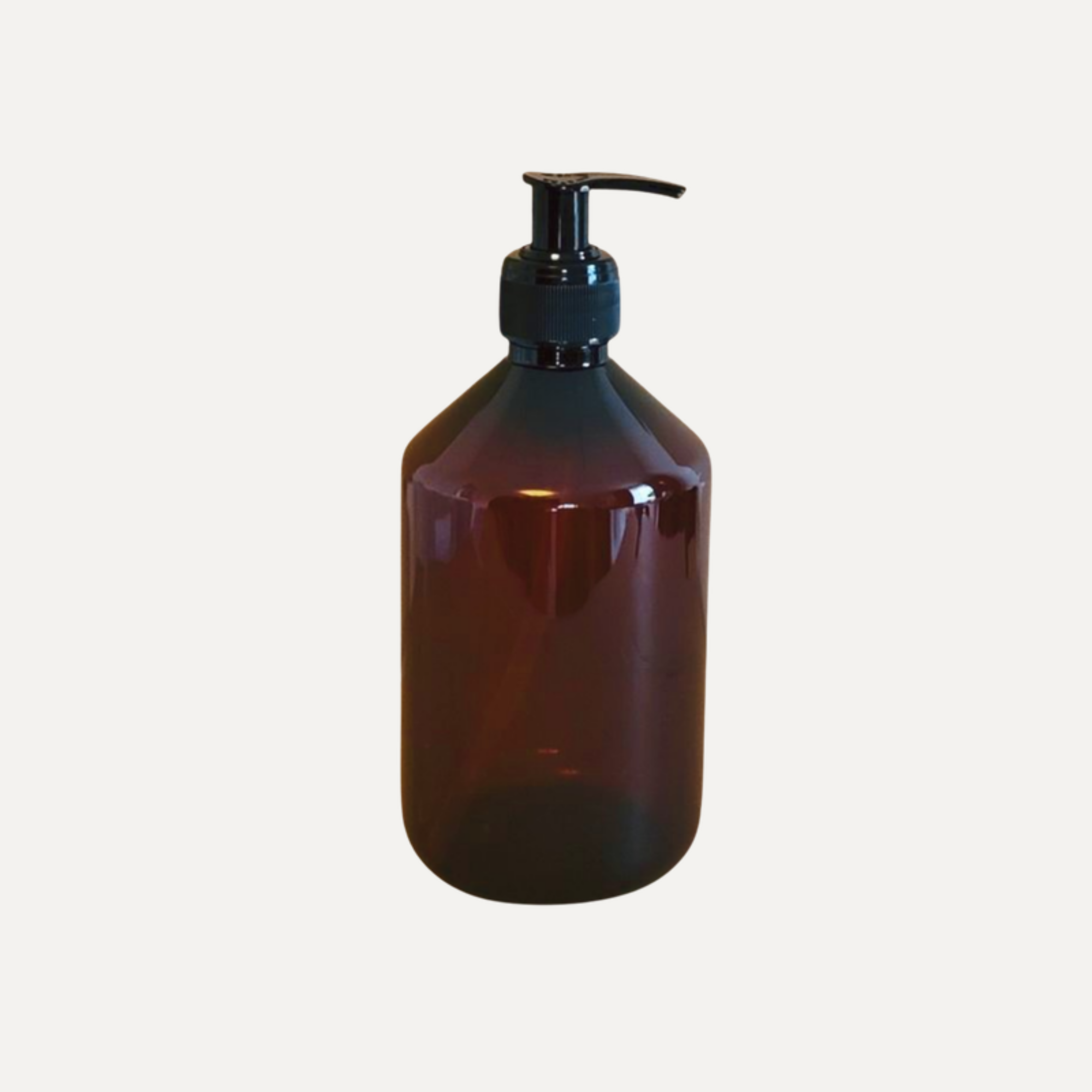 Pumpflaska amber 500 ml