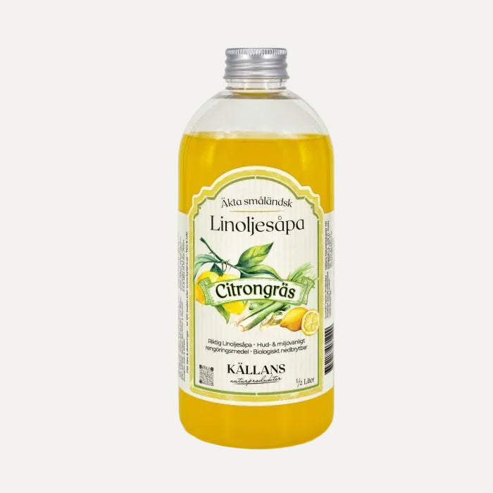 Linoljesåpa 0,5 L Citrongräs