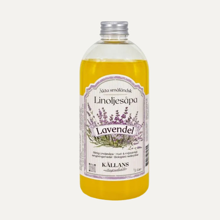 Linoljesåpa 0,5 L Lavendel